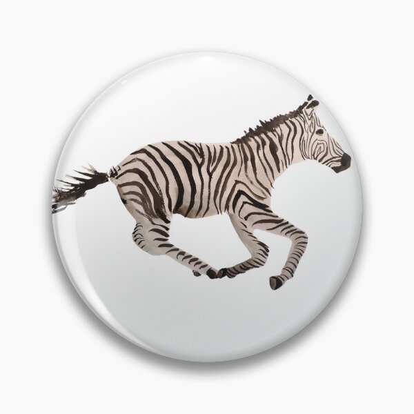 Item preview, African Safari - Zebra Running in Watercolor designed and sold by julyperson.