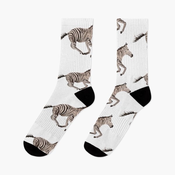 Item preview, African Safari - Zebra Running in Watercolor designed and sold by julyperson.