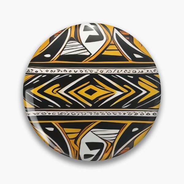 Item preview, Tribal pattern design ancient mask designed and sold by operossa.