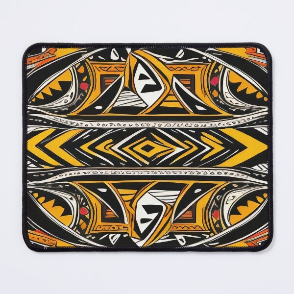 Item preview, Tribal pattern design ancient mask designed and sold by operossa.