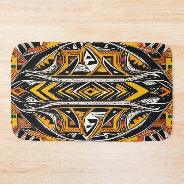 Item preview, Tribal pattern design ancient mask designed and sold by operossa.