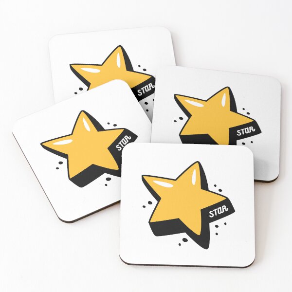 Item preview, A YELLOW AND BLACK STAR designed and sold by infinitearte.
