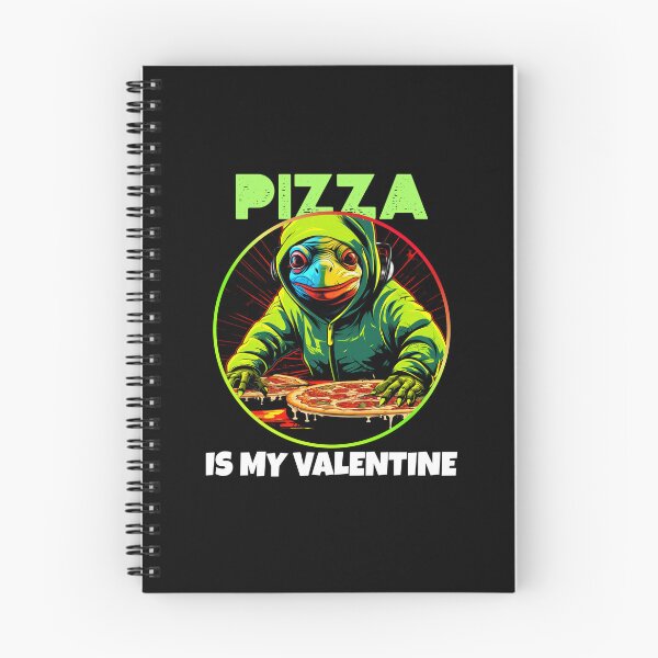 Aperçu de l'œuvre Saint Valentin - Pizza Love Anti Valentine Cadeau de jeu drôle à la mode créée et vendue par TheVirtualSpace.