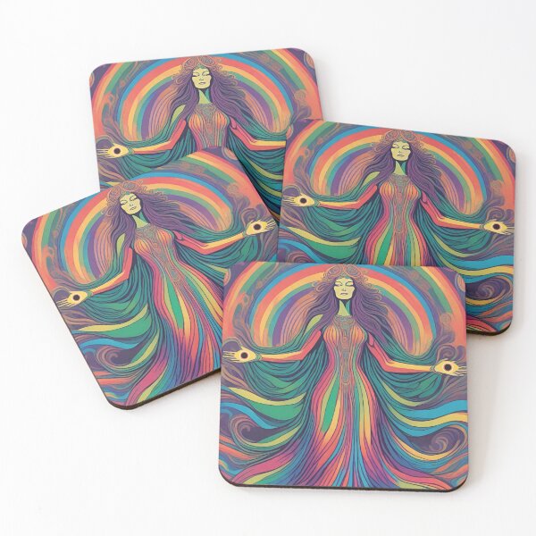Item preview, Celestial Psychedelic Serenity - Goddess designed and sold by Kate Juergens.