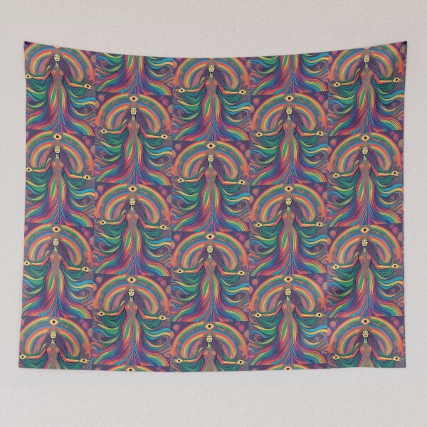 Item preview, Celestial Psychedelic Serenity - Goddess designed and sold by Kate Juergens.