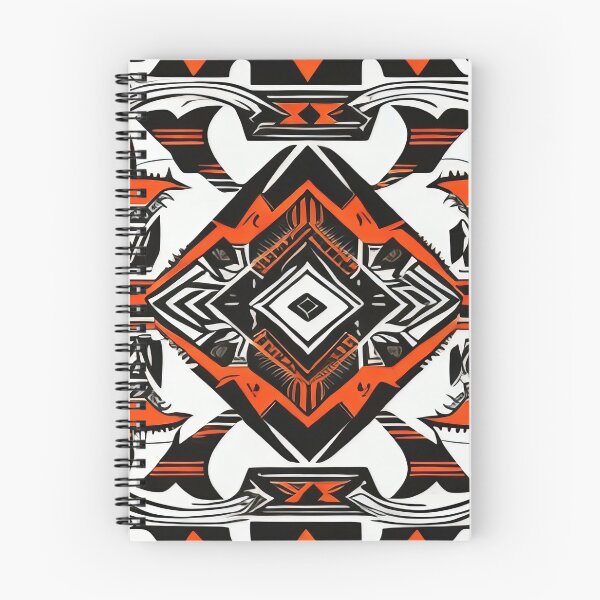 Item preview, Tribal pattern design black and orange designed and sold by operossa.