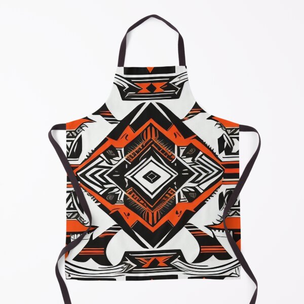 Item preview, Tribal pattern design black and orange designed and sold by operossa.