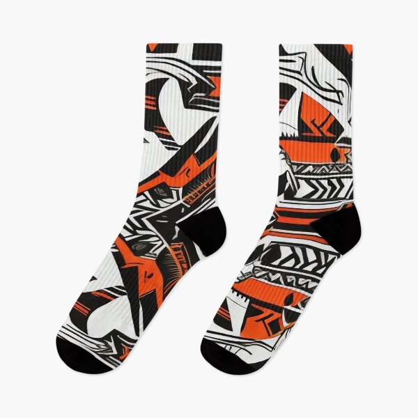 Item preview, Tribal pattern design black and orange designed and sold by operossa.