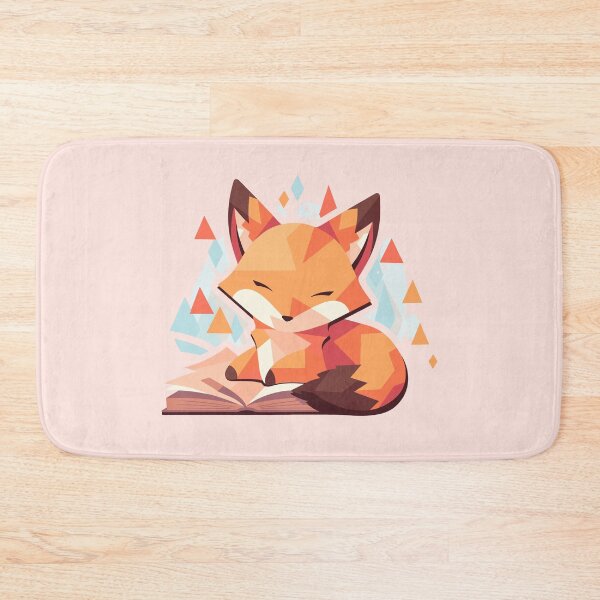 Item preview, Low Poly Fox Reading A Book designed and sold by SweetClicks123.