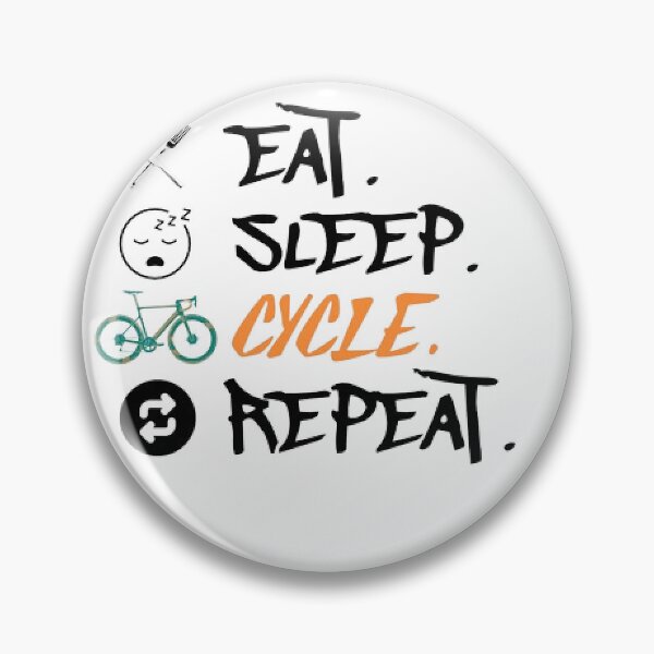 Item preview, Eat Sleep Cycle Repeat designed and sold by KoumlisArt.