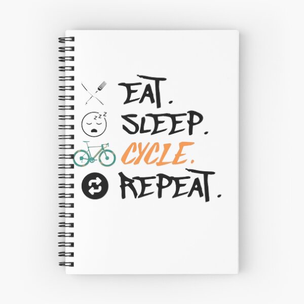 Item preview, Eat Sleep Cycle Repeat designed and sold by KoumlisArt.