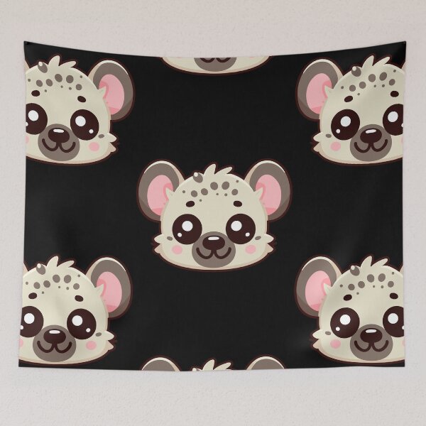 Item preview, Cute Vectoral Hyena Face designed and sold by ArtfulWeave.