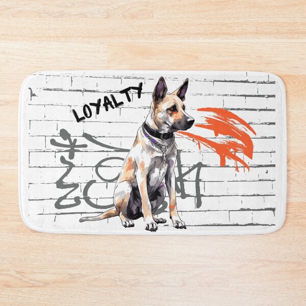 Item preview, Germen Shepherd Loyalty Street Art Style  designed and sold by StephanieLZ.