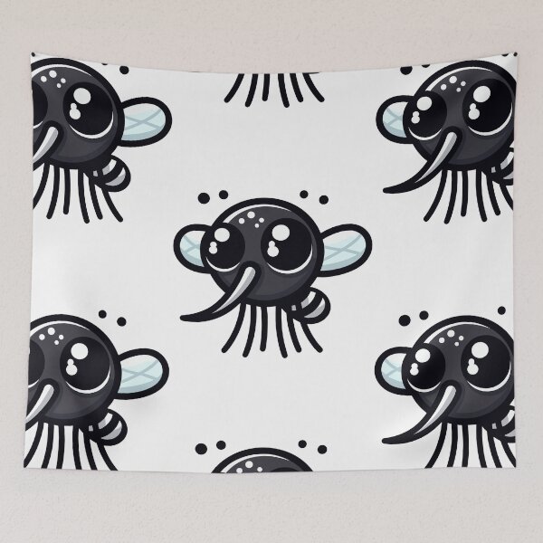 Item preview, Cute Vectoral Mosquito Face designed and sold by ArtfulWeave.