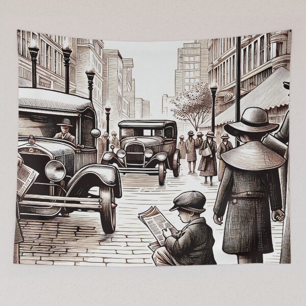 Item preview, Whispers of a Bygone Era: Urban Retrospective designed and sold by PictorialWhimsy.