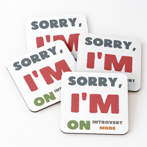 Item preview, PRINT Vibes: Sorry, I'm on Introvert Mode. designed and sold by GiveMeMood.