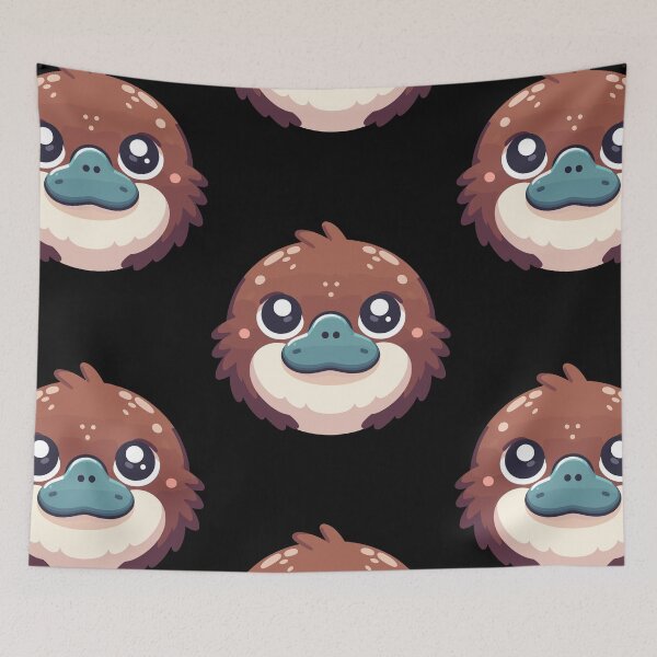 Item preview, Cute Vectoral Platypus Face designed and sold by ArtfulWeave.