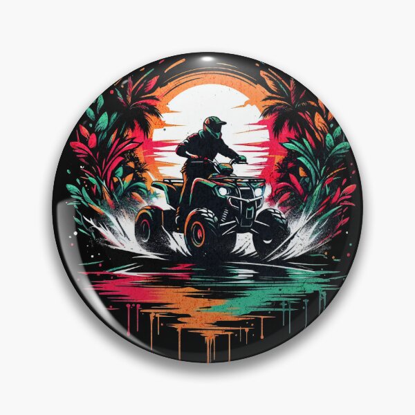 Item preview, Tropical Quad Driver Graffiti Design designed and sold by RedDesignSyc.