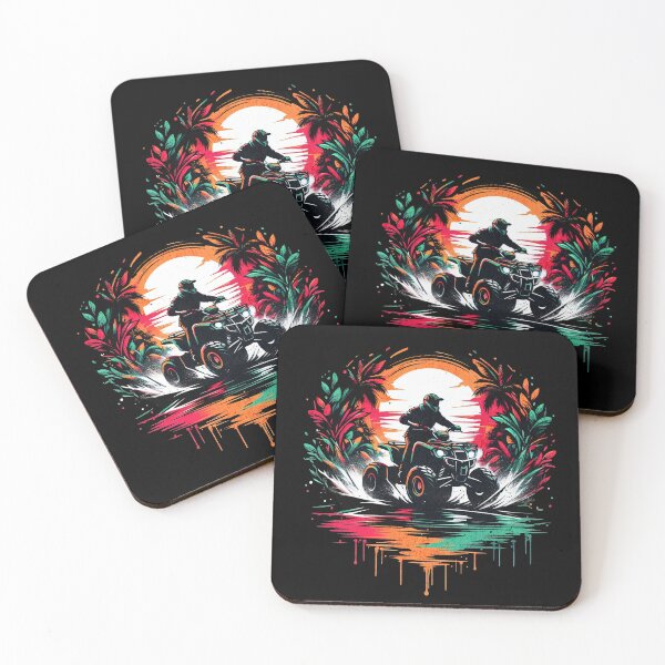 Item preview, Tropical Quad Driver Graffiti Design designed and sold by RedDesignSyc.