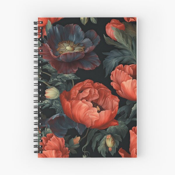 Item preview, ENCHANTING HARMONY: POPPIES BLOOMING IN THE SHADOWS_2 designed and sold by BorczVisuals.