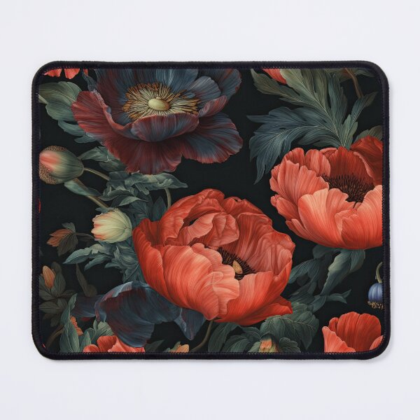Item preview, ENCHANTING HARMONY: POPPIES BLOOMING IN THE SHADOWS_2 designed and sold by BorczVisuals.