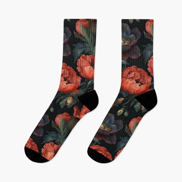 Item preview, ENCHANTING HARMONY: POPPIES BLOOMING IN THE SHADOWS_2 designed and sold by BorczVisuals.