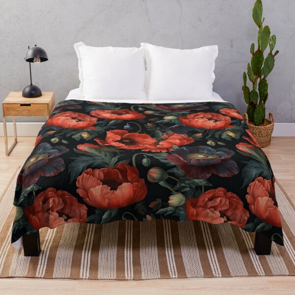 Item preview, ENCHANTING HARMONY: POPPIES BLOOMING IN THE SHADOWS_2 designed and sold by BorczVisuals.