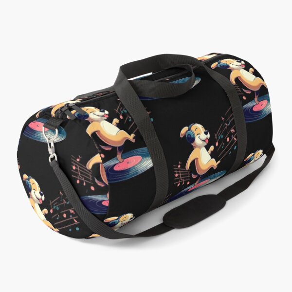 Item preview, Dog Playing with Vinyl : DJ Paw designed and sold by ArtfulNook.