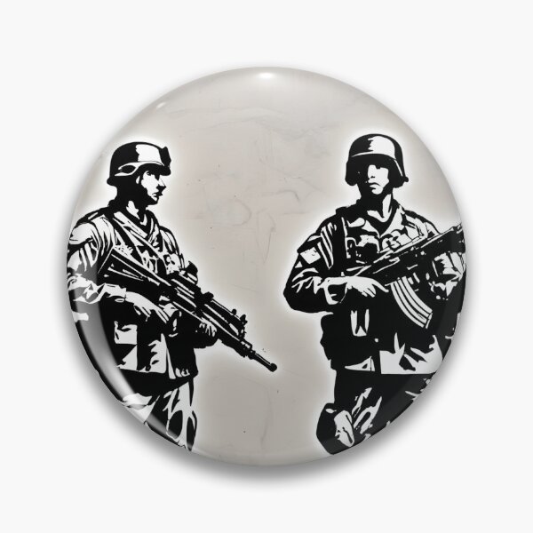 Item preview, peace soldiers army banksy street art designed and sold by martin max.