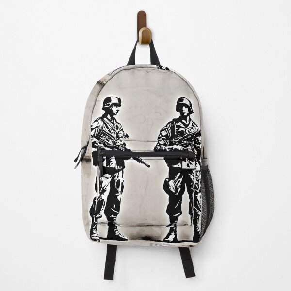 Item preview, peace soldiers army banksy street art designed and sold by martin max.