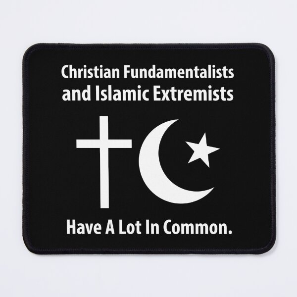 Item preview, They have a lot in common, religious fundamentalism design  designed and sold by Rachel the Artist .