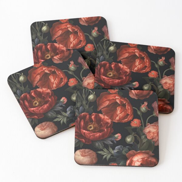 Item preview, ENCHANTING HARMONY: POPPIES BLOOMING IN THE SHADOWS_3 designed and sold by BorczVisuals.