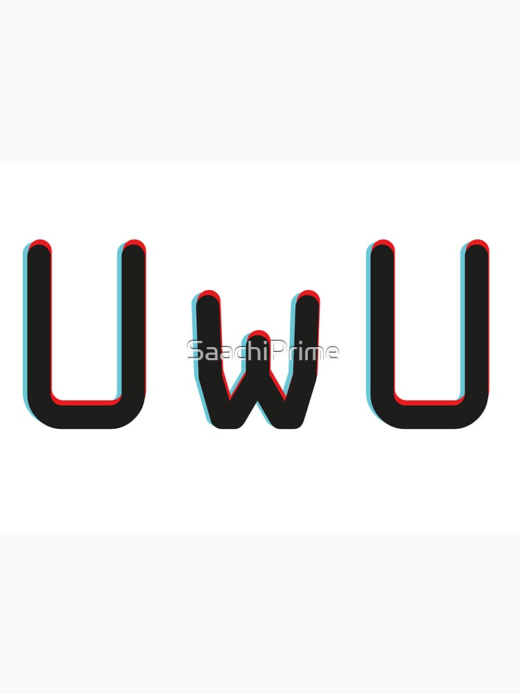 uwu t-shirt black - Roblox