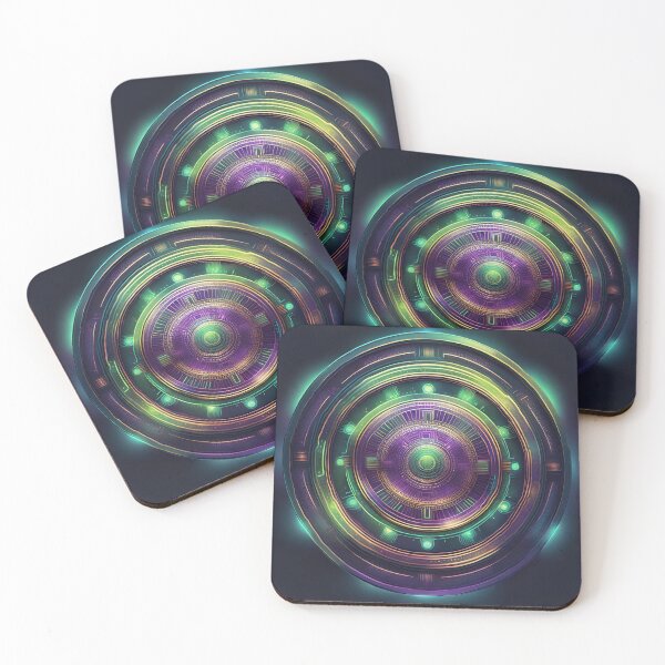 Item preview, Futuristic Tech Mandala Design designed and sold by SpiritualManda.