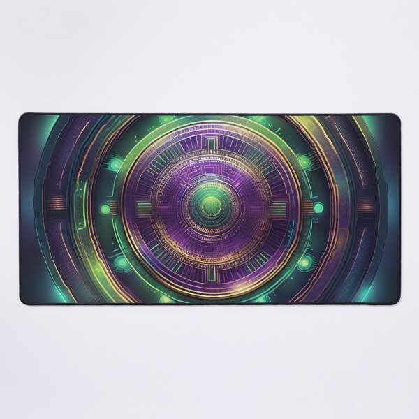 Item preview, Futuristic Tech Mandala Design designed and sold by SpiritualManda.