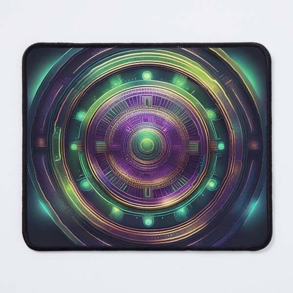 Item preview, Futuristic Tech Mandala Design designed and sold by SpiritualManda.