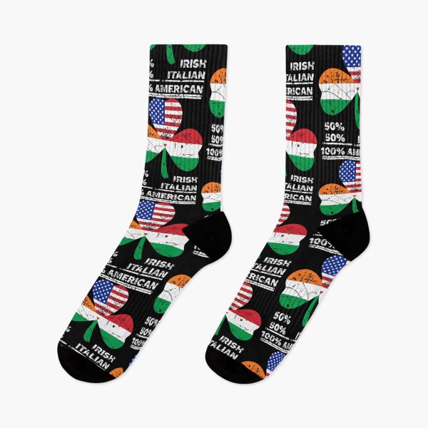 Item preview, 50 Half Irish Half Italian 100 American Flag Shamrock Root designed and sold by BalladOfZeus.