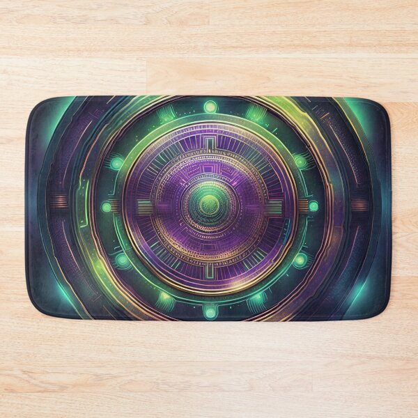 Item preview, Futuristic Tech Mandala Design designed and sold by SpiritualManda.