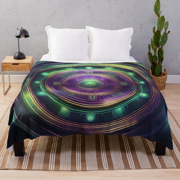Item preview, Futuristic Tech Mandala Design designed and sold by SpiritualManda.