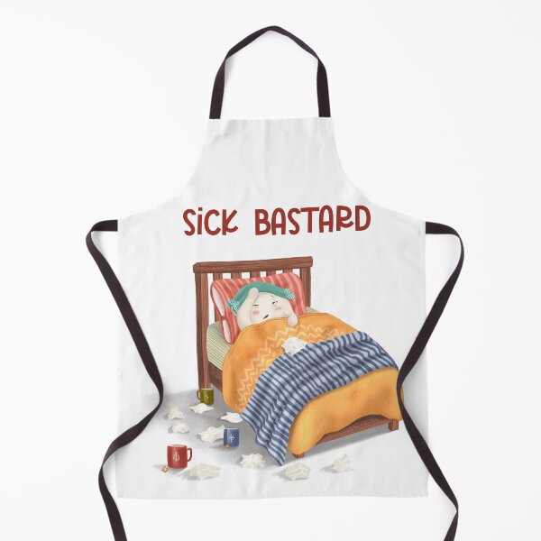 Item preview, Cute sick bastard ghost in bed designed and sold by ZeinalArt.