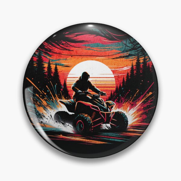 Artikelvorschau, Quadbike-Nadelwald-Graffiti-Design entworfen und verkauft von RedDesignSyc.