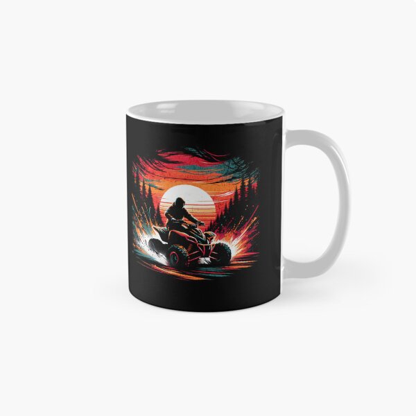Item preview, Quadbike Coniferous Forest Graffiti Design designed and sold by RedDesignSyc.
