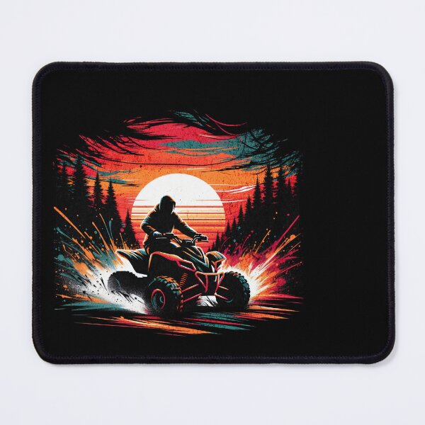 Item preview, Quadbike Coniferous Forest Graffiti Design designed and sold by RedDesignSyc.