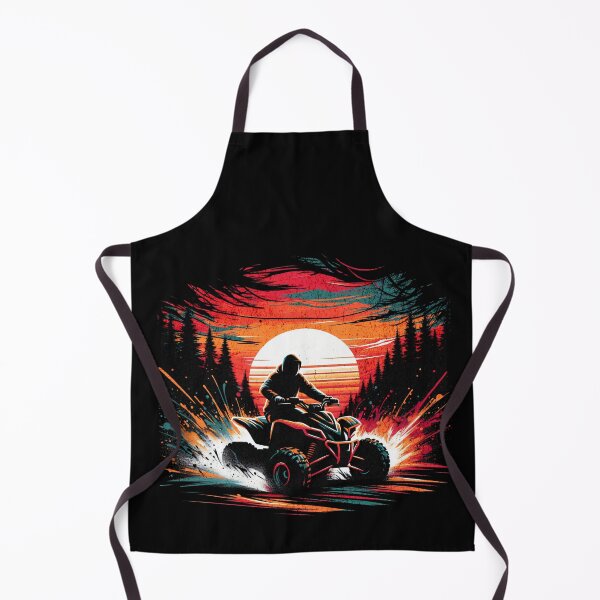 Item preview, Quadbike Coniferous Forest Graffiti Design designed and sold by RedDesignSyc.