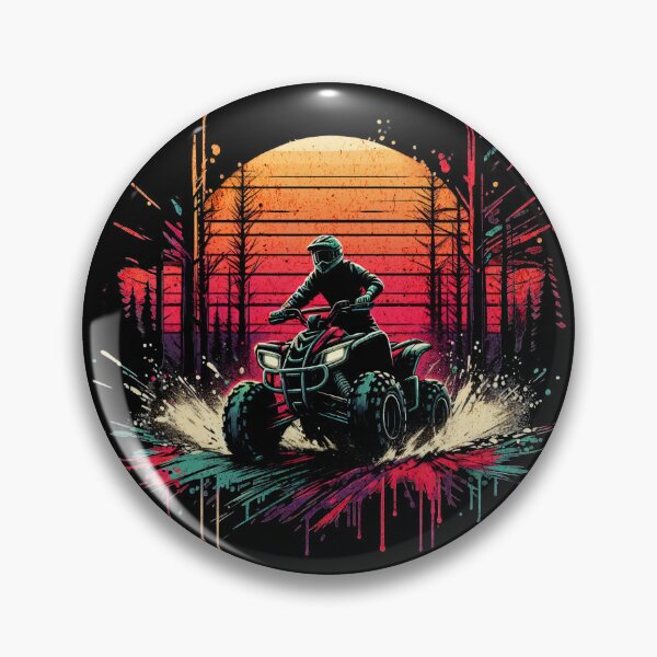 Artikelvorschau, Quadbike-Nadelwald-Design entworfen und verkauft von RedDesignSyc.