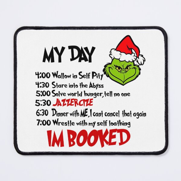 Item preview, The Grinches schedule designed and sold by Quirkypieces.