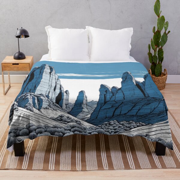 Item preview, Utah Landscape in Blue Tones designed and sold by Secondearth.