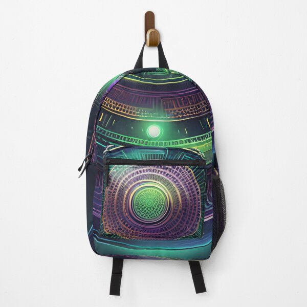 Item preview, Futuristic Tech Mandala in Metallic Hues designed and sold by SpiritualManda.