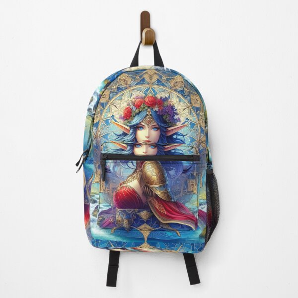 Item preview, Elf Guardian: Fusion of Nature and Mandalas designed and sold by Guia de Vida.