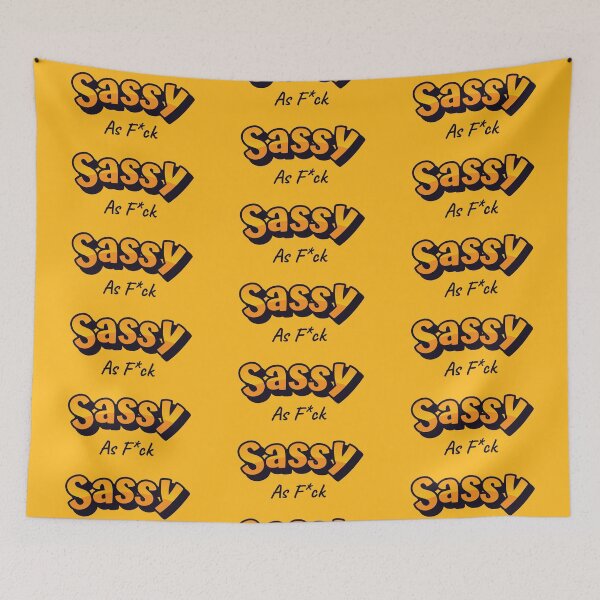 Item preview, Tango Orange SASSY AF Logo designed and sold by GenXaf.